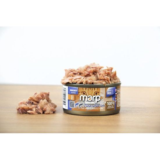Marp Holistic Plus konzerva pro kočky Tuňák se sardinkami a borůvkami v želé 24x70g
