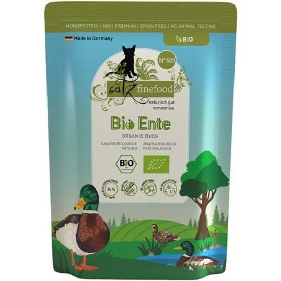 Catz finefood Kapsička CF Bio No.505 s kachním masem 85 g