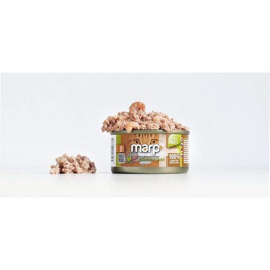 Marp Holistic Plus konzerva pro kočky Kuřecí paté s krevetami 24x70g