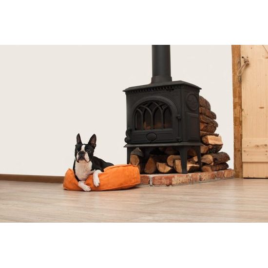 Kulatý pelíšek Aminela Full comfort 60/15cm oranžová