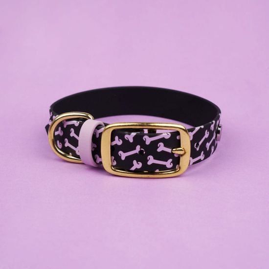 Bura Obojek černý kostičky