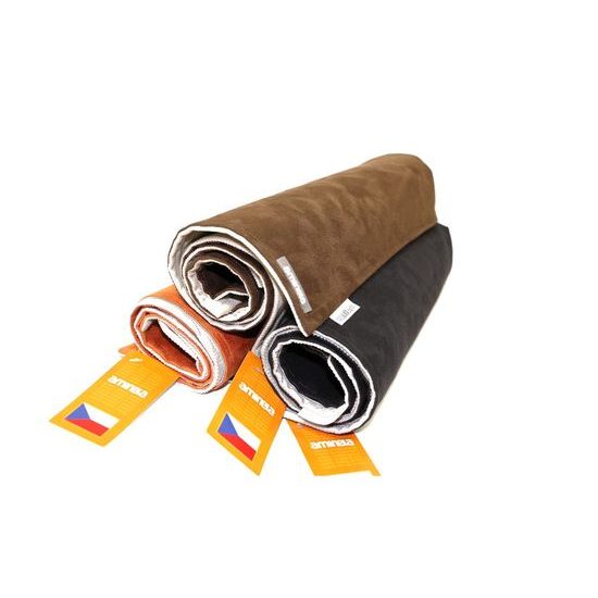 Aminela cestovní deka L 120x80 černá/šedá