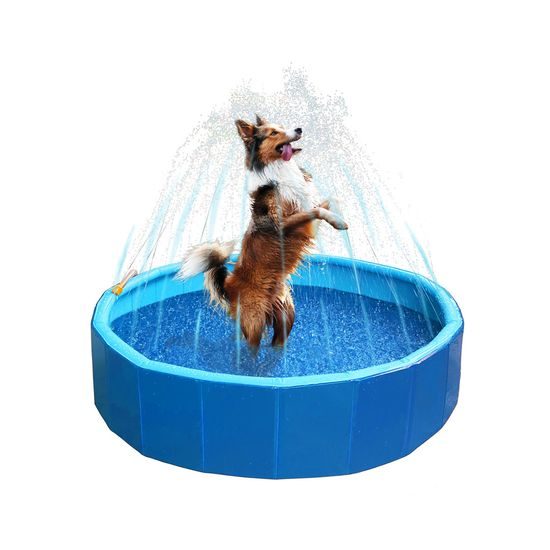 CoolPets Bazének s kropítkem Splash Pool 120x30cm