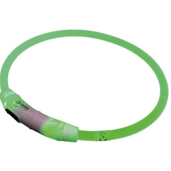 Nobby Obojek svítící 45cm zelený