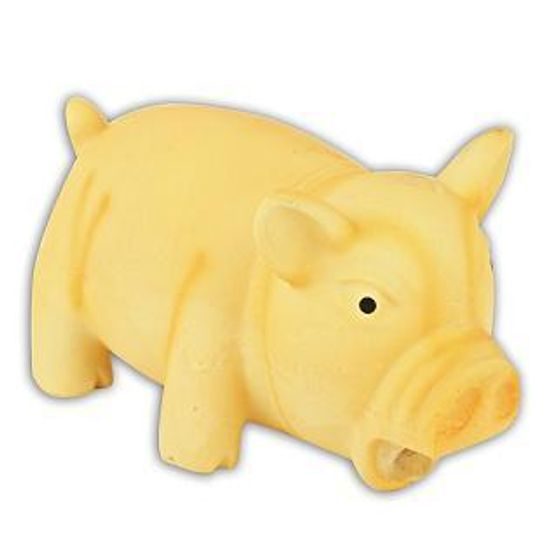 Akinu Pašík latexová hračka pro psy oranžová 15 cm