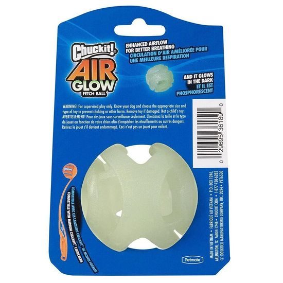 Chuckit! Air Glow Ball děrovaný svíticí míček Medium 6,4 cm