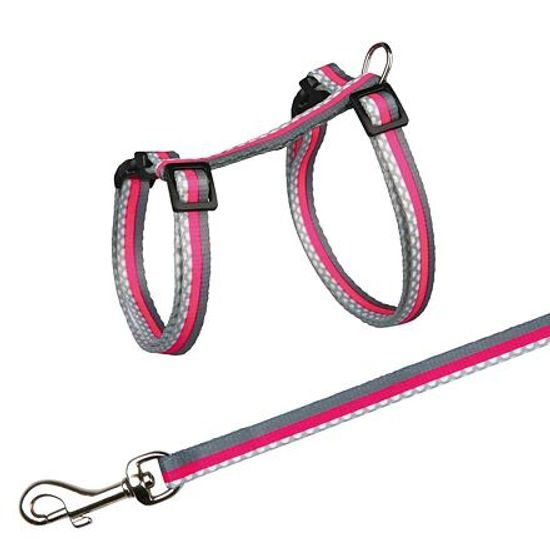 Trixie FRESHLINE postroj s vodítkem pro kočku 27-45cm/10mm/1,2m