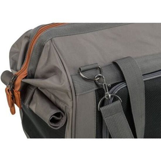 Trixie Cestovní taška FINLAY 43x26x32cm do 10kg nylon černá/šedá