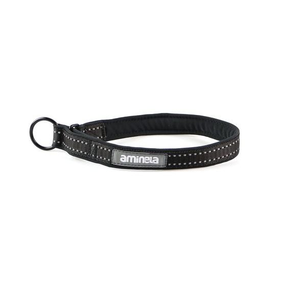 Aminela obojek polostahovací Sport & City 25mm/60cm + 5cm černá