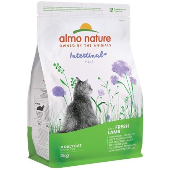 Almo Nature Intestinal Help podporuje zažívání s čerstvým jehněčím 2kg
