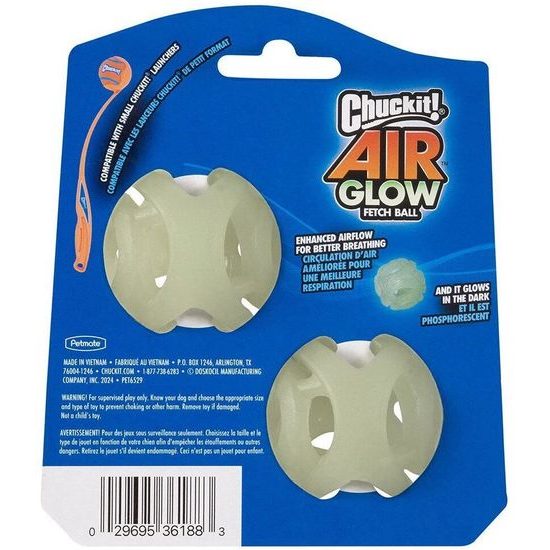 Chuckit! Air Glow Ball děrované svíticí míčky Small 5 cm 2 ks