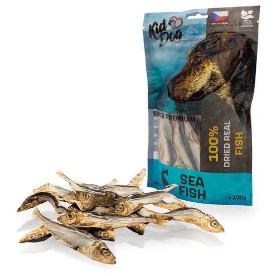 KidDog SUPER PREMIUM rybičky mořské šproty 100 g