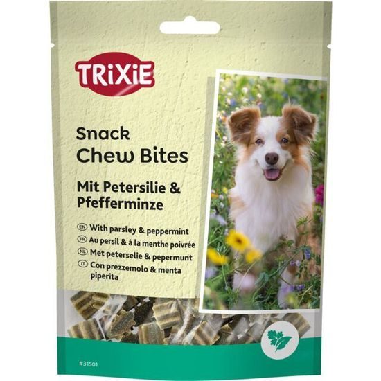 Trixie DentaFun Chew Bites žvýkací bonbony petržel+máta 150 g