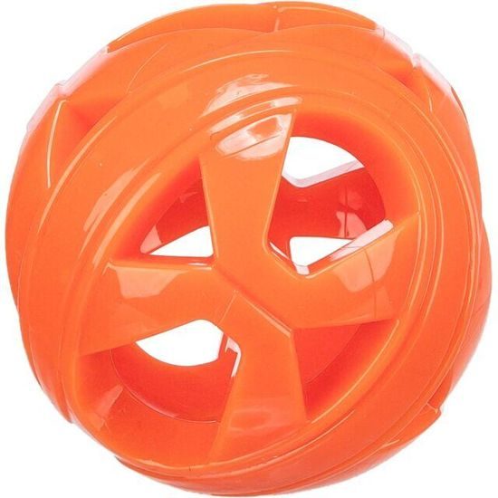 Trixie Honeycomb Ball prodyšný míček 6 cm TPR oranžová