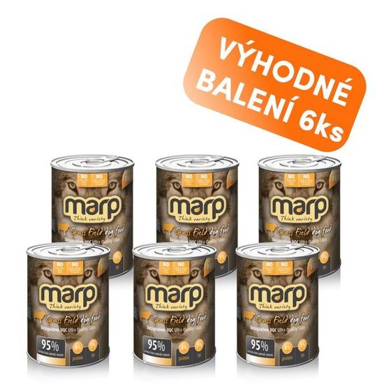 Marp Variety Grass Field konzerva pro psy 6x400g