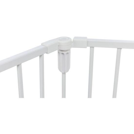 Trixie Zábrana pro psy s dvířky 5 dílů 62,5-300x76,5 cm lakovaný kov