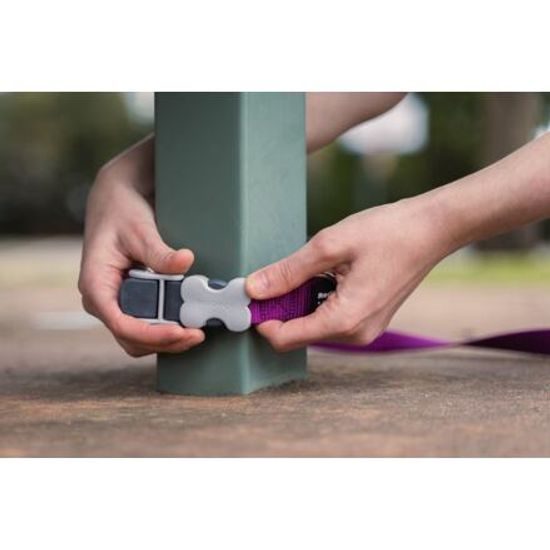 Red Dingo Vodítko SuperLead 15 mm x 1,8 m Šedá