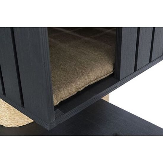 Trixie BE NORDIC škrabadlo FREIA 123cm 2xkukaň hammock antracit/písek