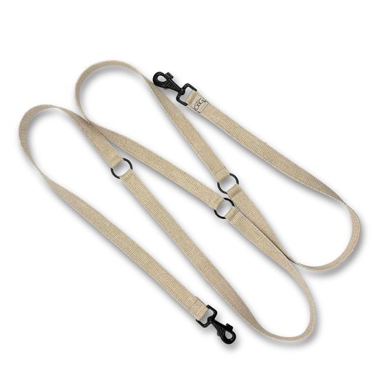 FUNKY DOG Konopné přepínací vodítko pro psa 3 m