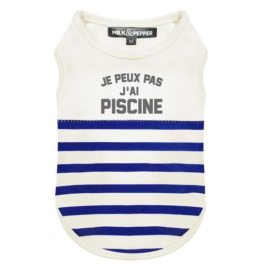 Milk&Pepper Tričko pro psa námořnické 31 cm