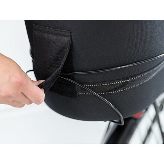 Trixie Přepravka na kolo LONG na široký nosič 29x42x60cm černá (max 8kg)