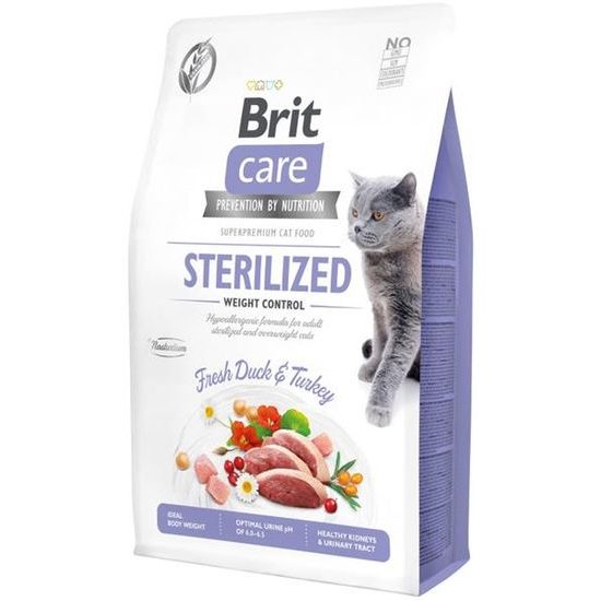 Brit Care Cat Grain-Free Sterilised Weight Control 2 kg