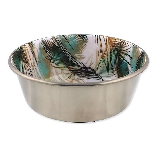 Dog fantasy Miska nerez se vzorem uvnitř 13cm, 480ml