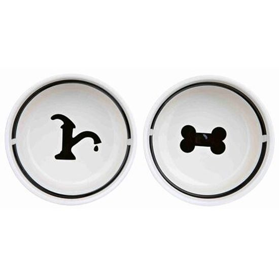 Trixie Set keramických misek se stojánkem