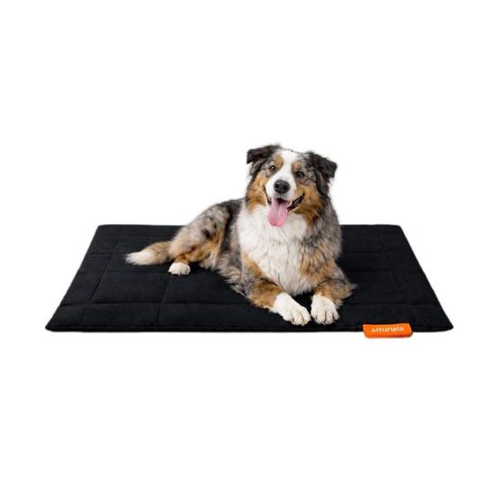 Aminela podložka s obalem L 120x80 černá