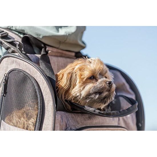 Trixie Transportní batoh SHIVA 41 x 30 x 21 cm do 8 kg hnědá/béžová