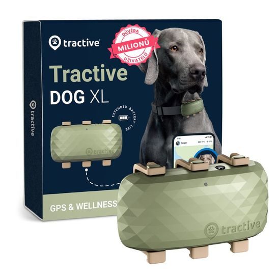 Tractive GPS DOG XL sledování polohy a aktivity pro psy