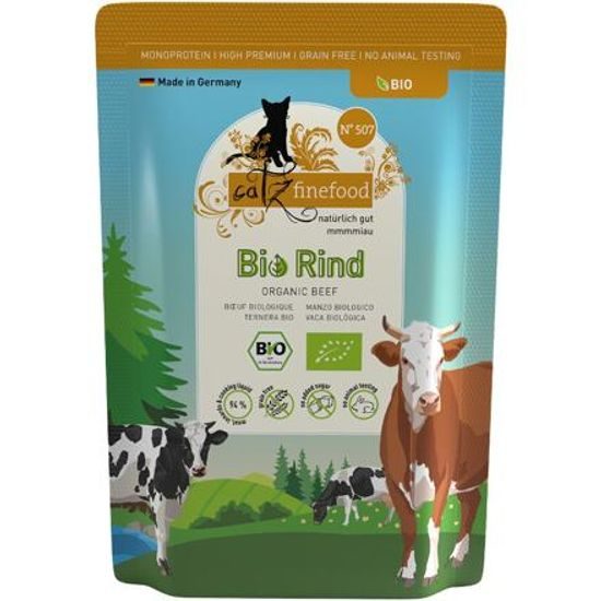 Catz finefood Kapsička CF Bio No.507 s hovězím masem 85 g