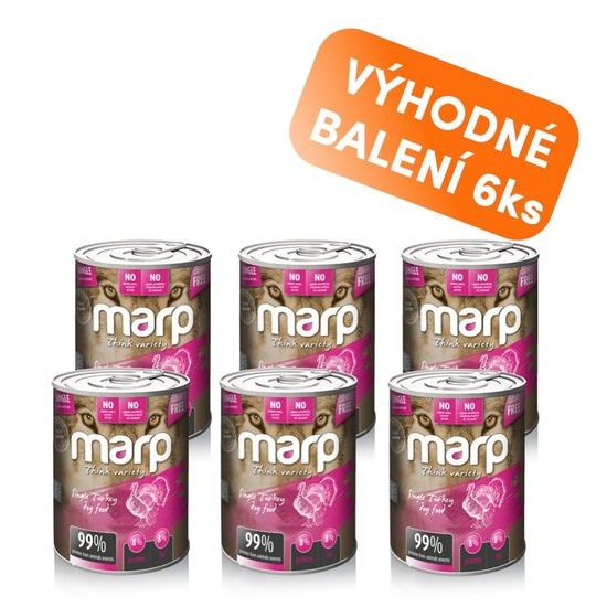 Marp Variety Single krůta konzerva pro psy 6x400g