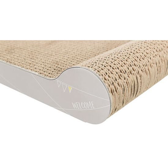 Trixie JUNIOR škrabací karton 38x6x18cm světle šedý