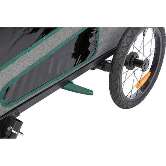 Trixie Vozík za kolo šedá/šalvějová