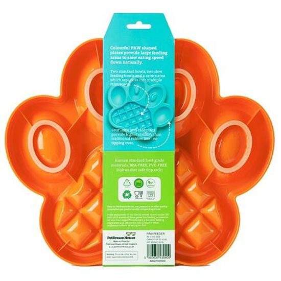 Red Dingo PetDreamHouse zpomalovací miska Paw Slow Feeder