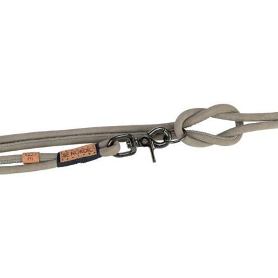 Trixie BE NORDIC prodlužovací kožené kulaté vodítko