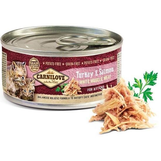Carnilove Cat WMM konzerva Kitten Turkey & Salmon 100 g