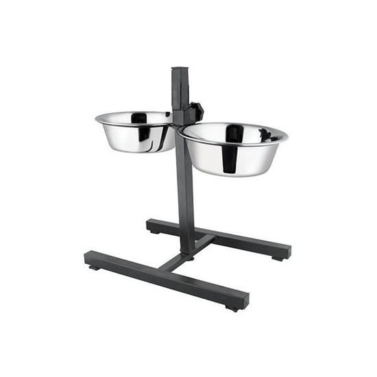 Akinu Stojan na misky 2 x 1,8 l stavitelný černý