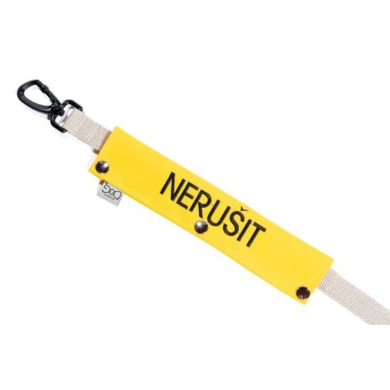 FUNKY DOG Žlutý návlek na vodítko