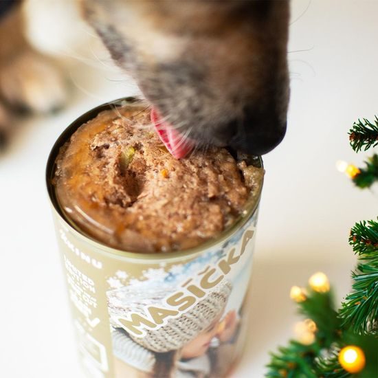 Akinu WINTER MASÍČKA Štědrovečerní večeře konzerva pro psy 400 g