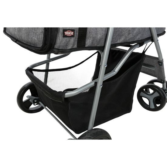 Trixie Kočárek pro psy BUGGY rychlosklápěcí 47x100x80cm nosnost do 15 kg šedá