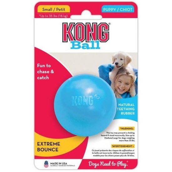 KONG Hračka guma Puppy Ball w/Hole S