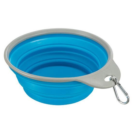 Trixie Cestovní silikonová miska s pevným okrajem