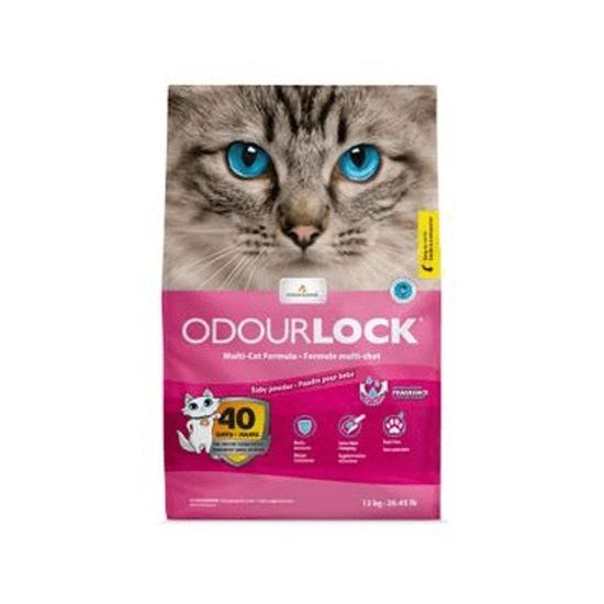 Intersand kočkolit Odour Lock - vůně dětský pudr 6kg