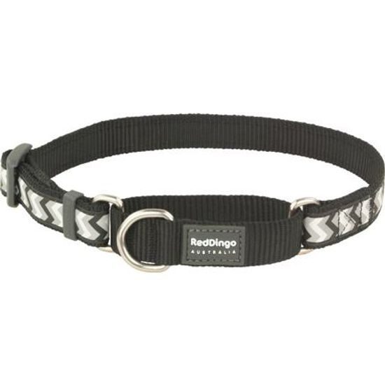 Red Dingo Obojek polostahovací 2,5cm x 41-62cm reflexní
