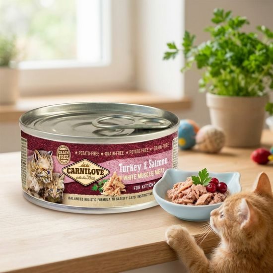 Carnilove WMM Turkey & Salmon for Kittens 100g