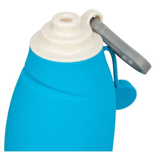 Trixie Lahev na vodu se sklopnou silikonovou miskou 0.55 l plast/silikon