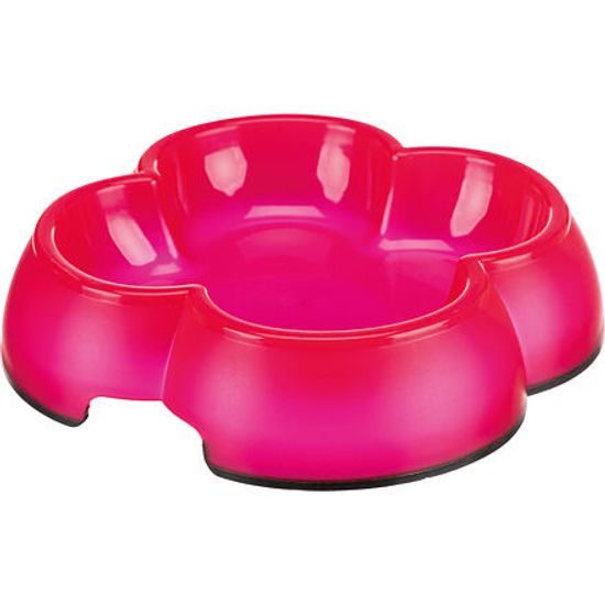 Trixie Plastová miska čtyřlístek s gumou 0,25l/14cm