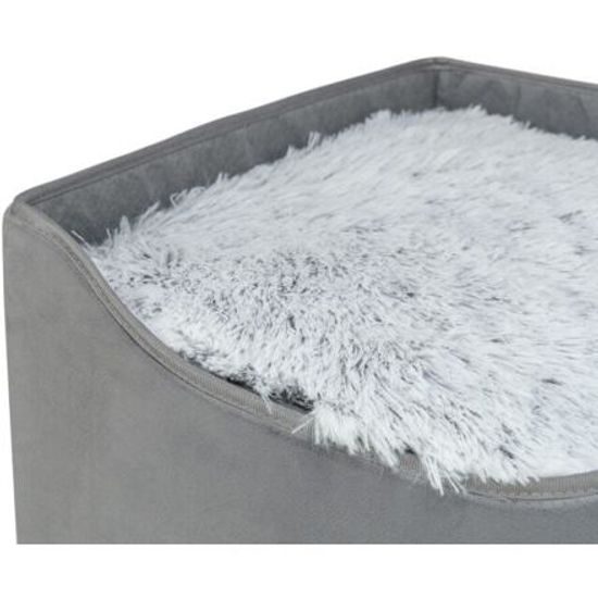 Trixie Kukaň HARVEY sametová se střešním lůžkem 38x38x38cm